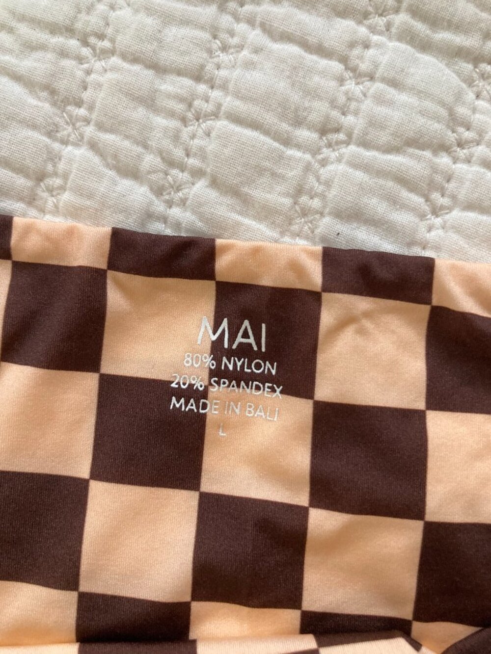 Mai checkered Swimsuit set - Picture 3 of 4